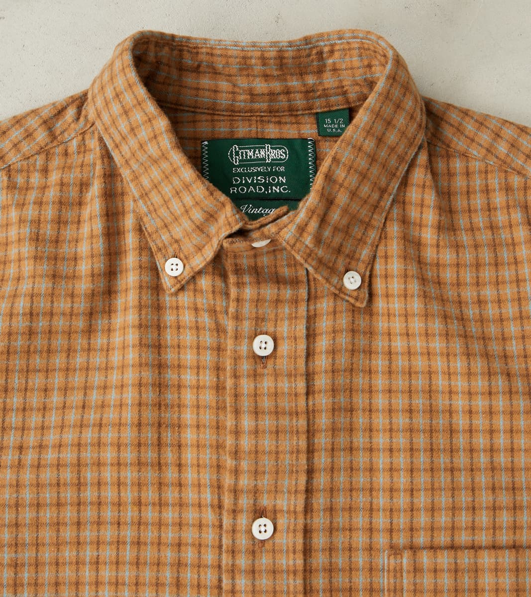 Shuttle Notes® Brushed Twill Mini-Check - Camel