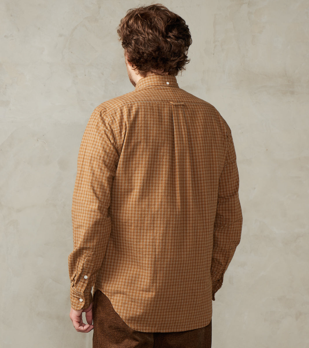 Shuttle Notes® Brushed Twill Mini-Check - Camel