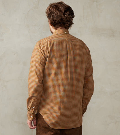 Shuttle Notes® Brushed Twill Mini-Check - Camel