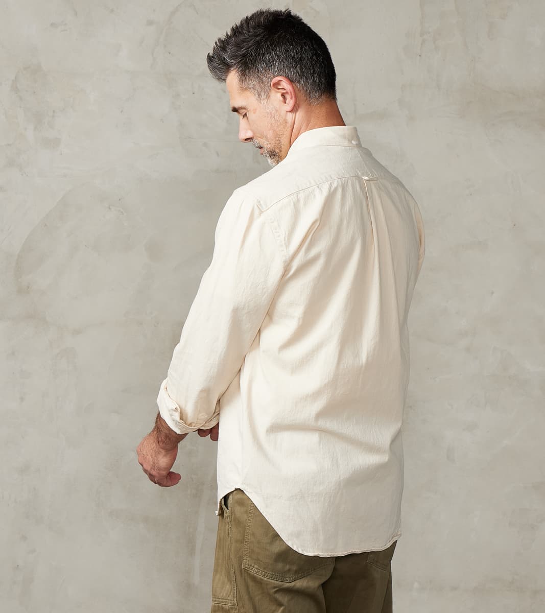 Japanese Silk Slub Denim - Ecru