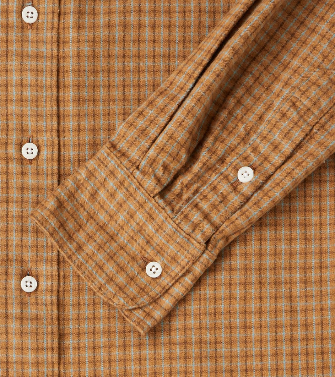 Shuttle Notes® Brushed Twill Mini-Check - Camel