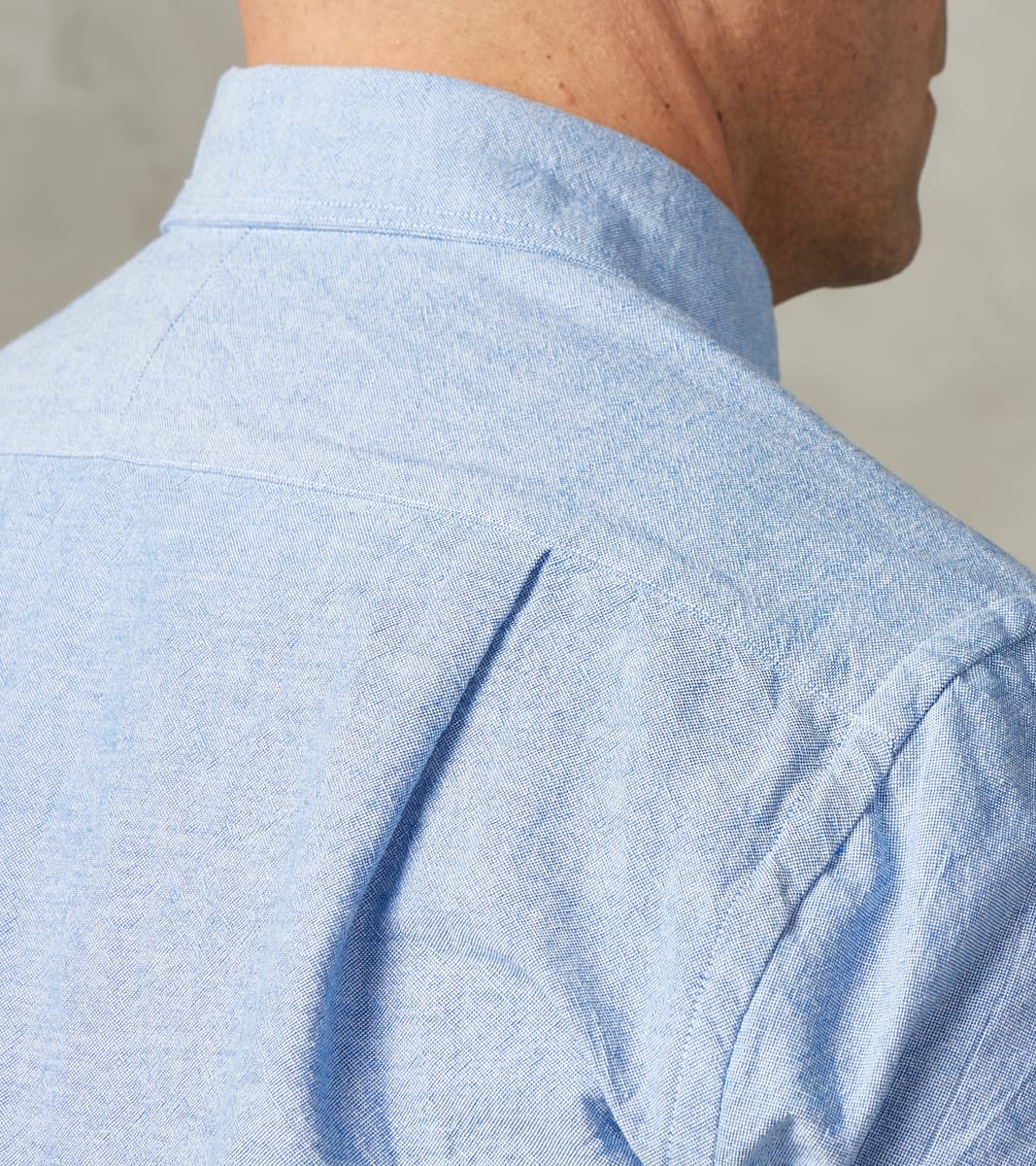 Japanese Amekaji Oxford Camper - Denim Blue