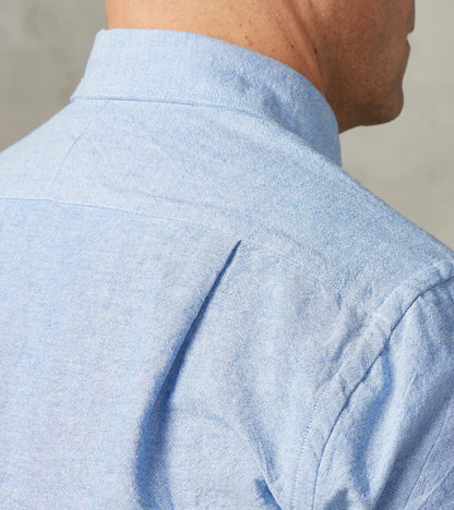 Japanese Amekaji Oxford Camper - Denim Blue