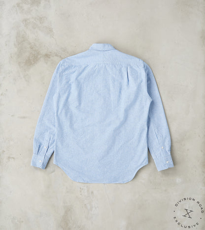 Japanese Amekaji Oxford Camper - Denim Blue