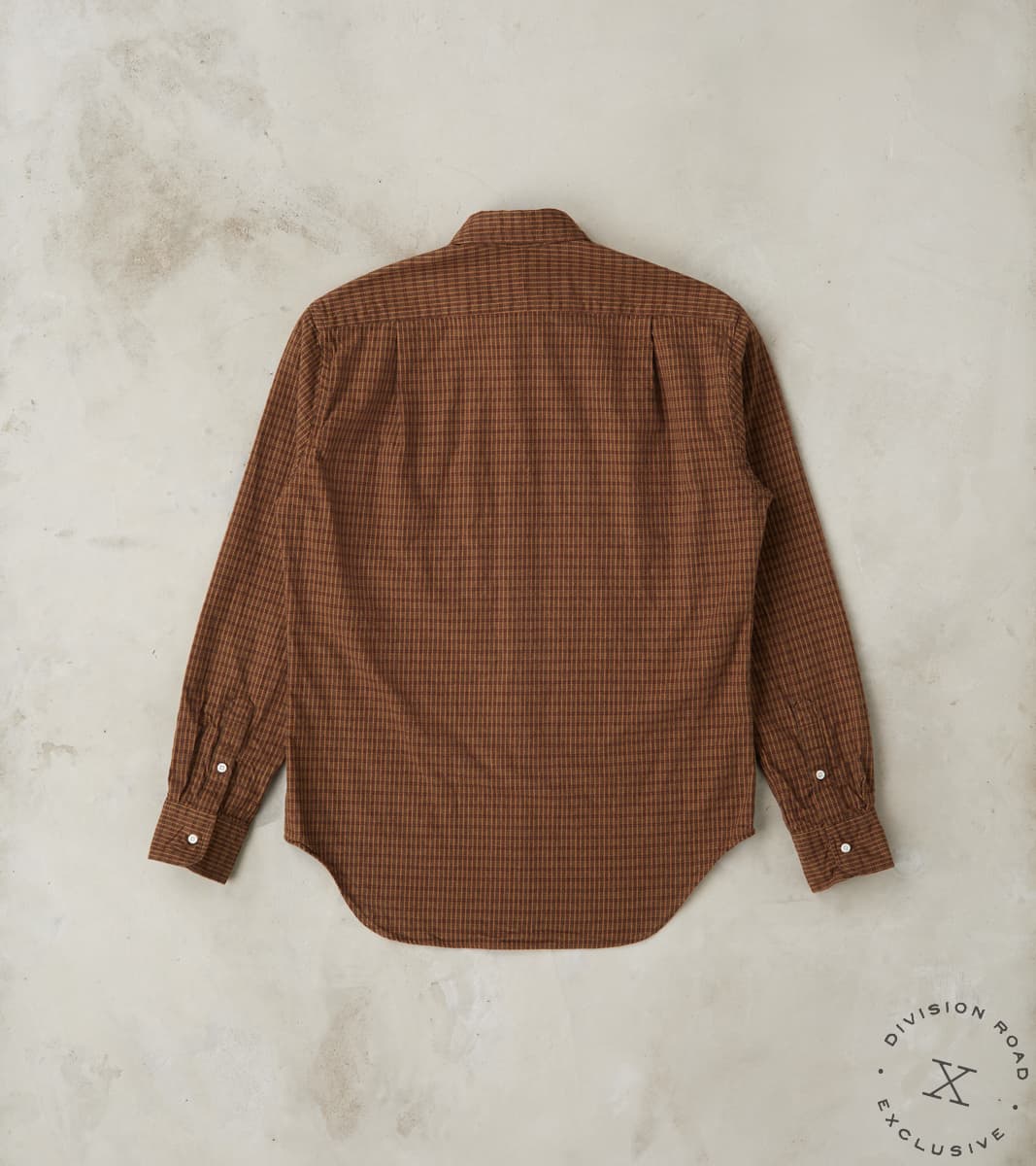 Shuttle Notes® Brushed Twill Mini-Plaid Camper - Olive