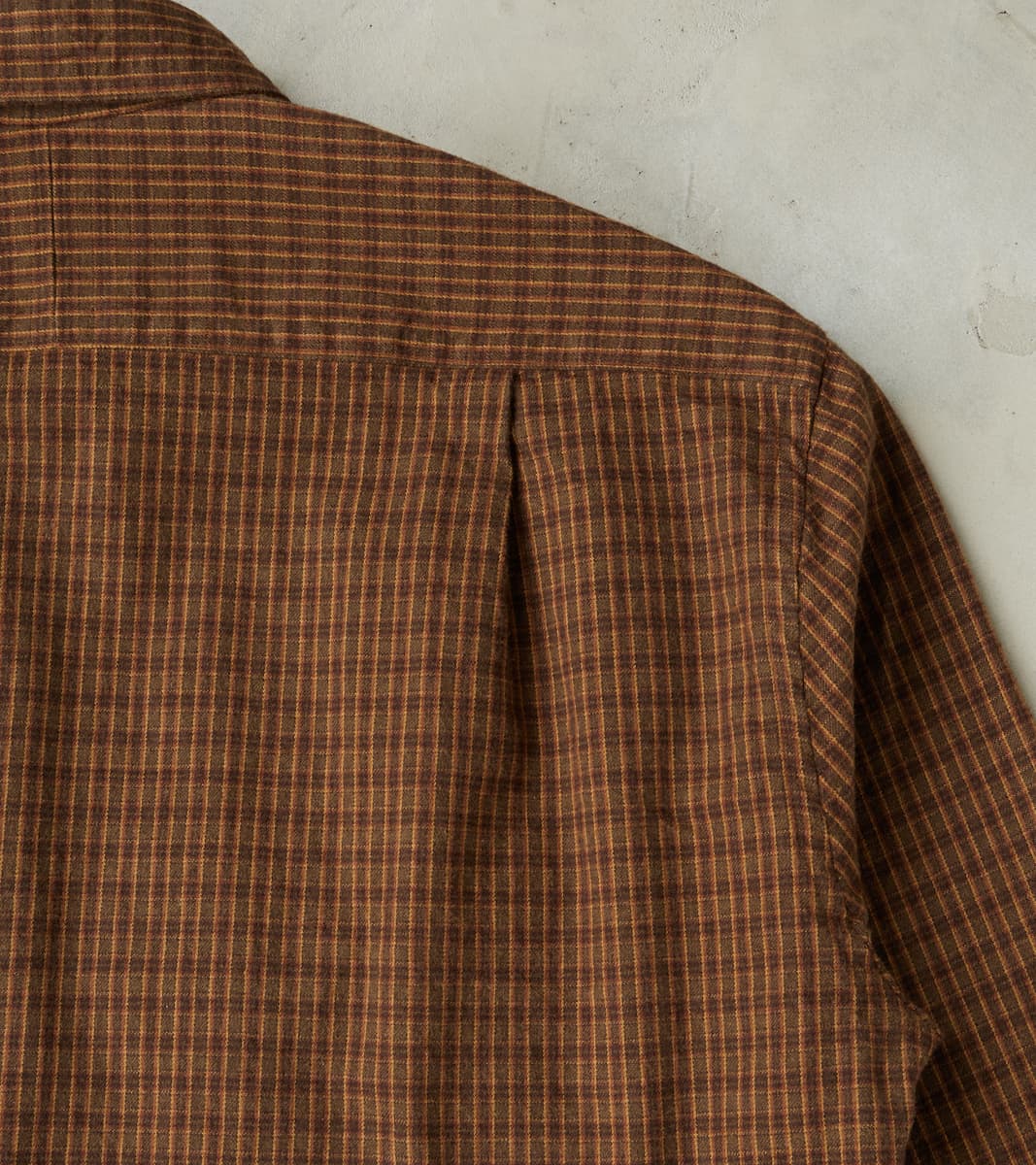 Shuttle Notes® Brushed Twill Mini-Plaid Camper - Olive