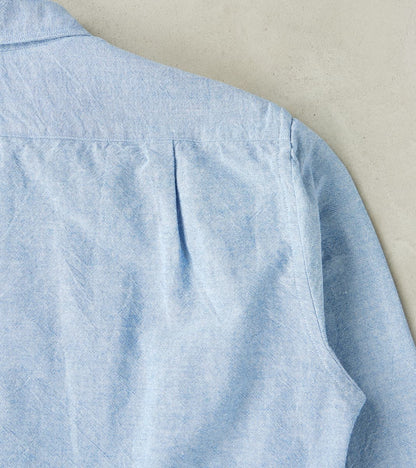 Japanese Amekaji Oxford Camper - Denim Blue