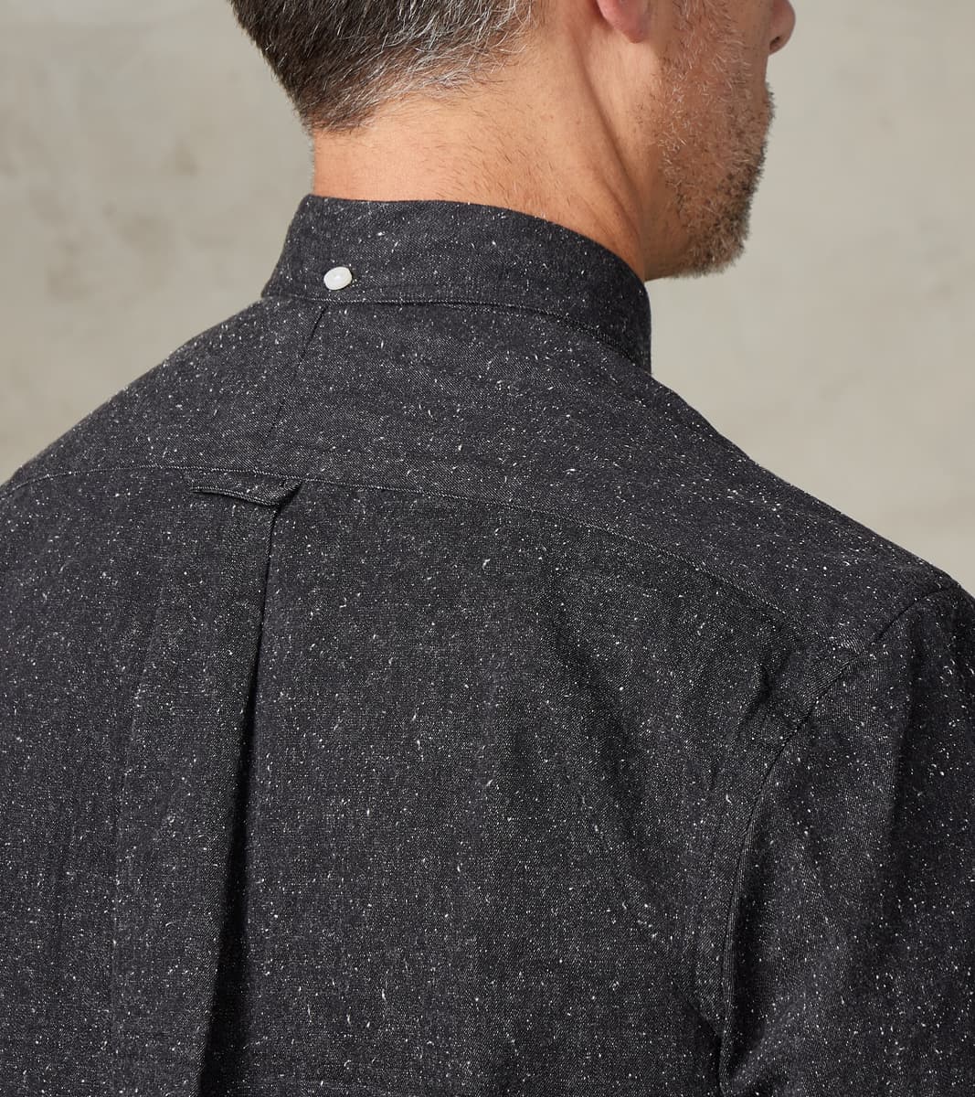 Japanese Silk Slub Denim - Charcoal