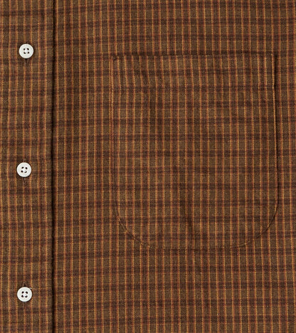 Shuttle Notes® Brushed Twill Mini-Plaid Camper - Olive