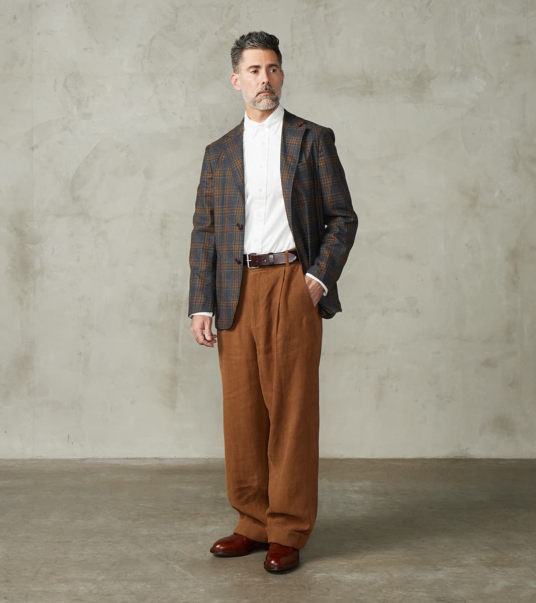 Gitman Vintage x Division Road Simple Jacket- Marling & Evans® British Plaid Wool…