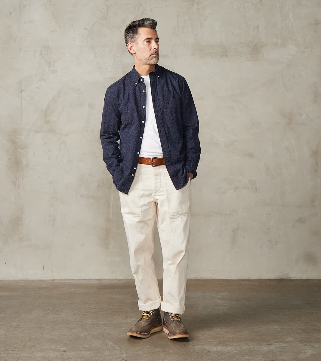 Japanese Silk Slub Denim - Indigo