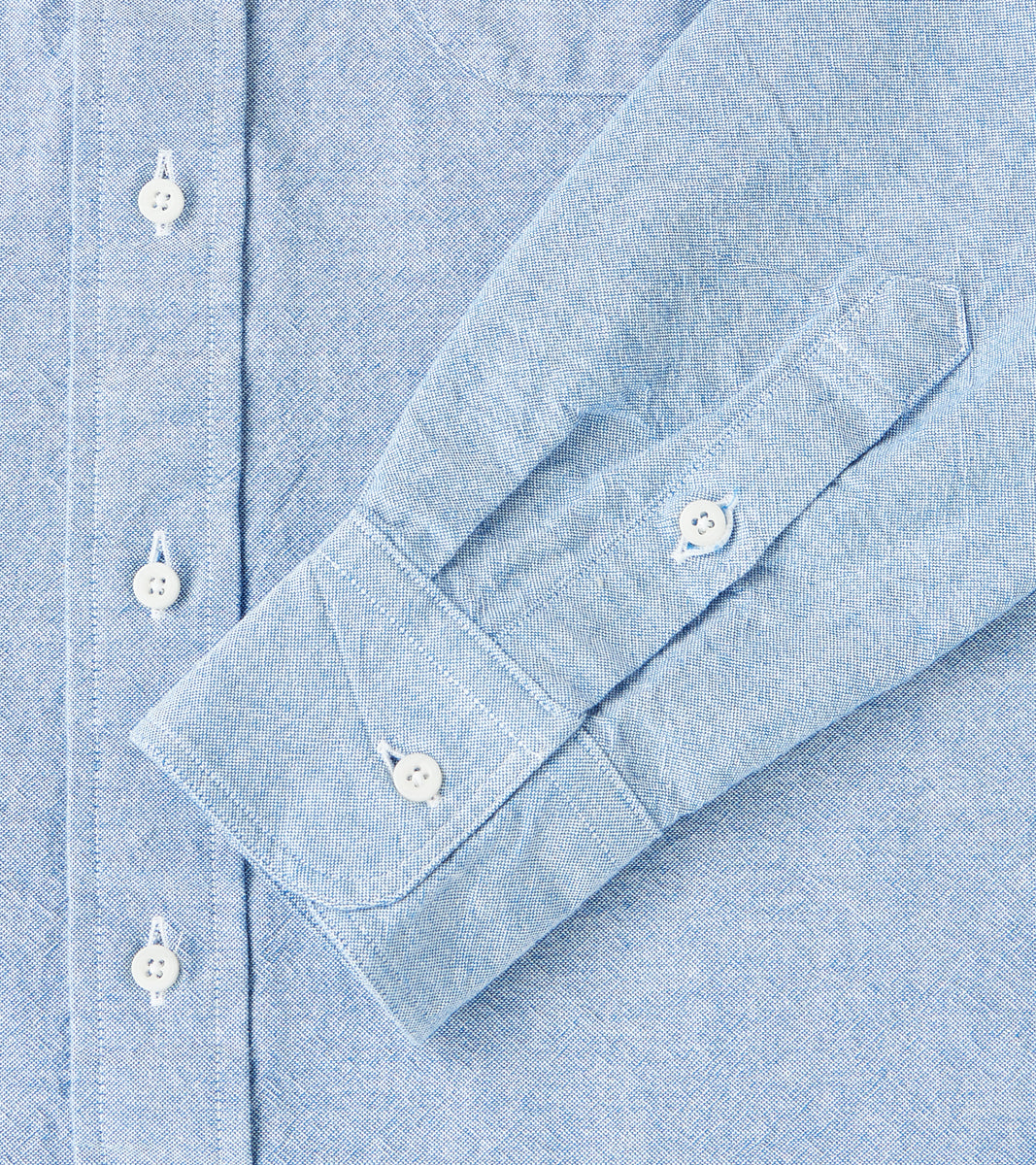 Japanese Amekaji Oxford Camper - Denim Blue