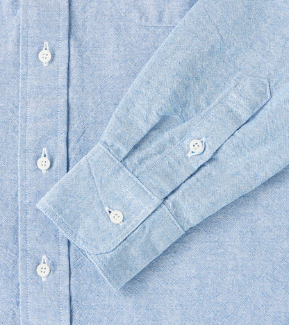 Japanese Amekaji Oxford Camper - Denim Blue