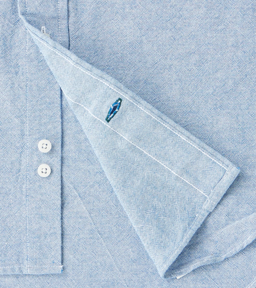 Japanese Amekaji Oxford Camper - Denim Blue