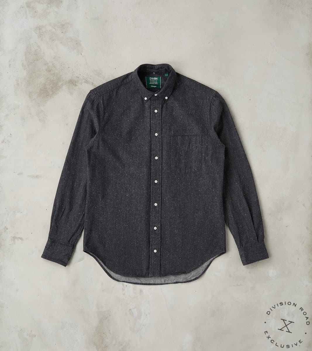 Gitman Vintage x Division Road Japanese Silk Slub Denim - Charcoal