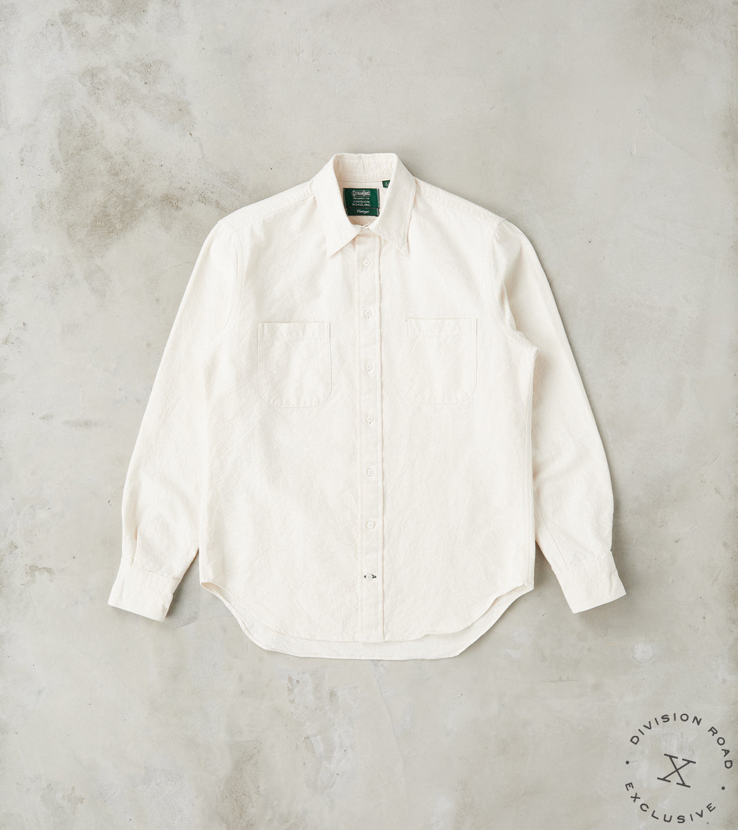 Gitman Vintage x Division Road Japanese Amekaji Oxford Camper - Chalk