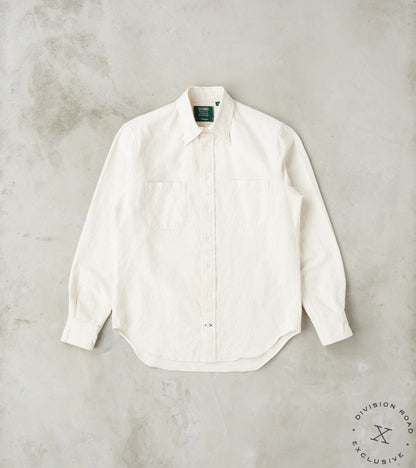 Gitman Vintage x Division Road Japanese Amekaji Oxford Camper - Chalk