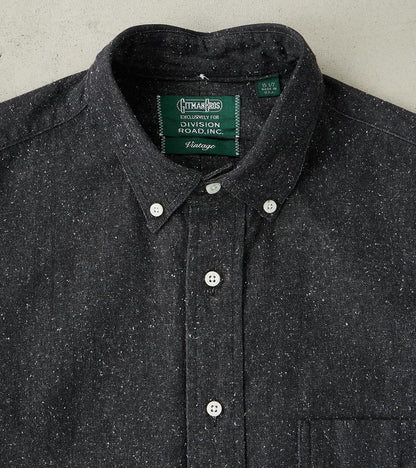 Japanese Silk Slub Denim - Charcoal