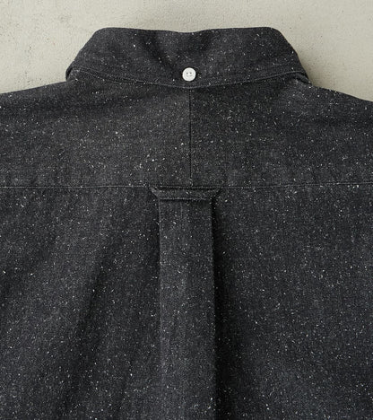 Japanese Silk Slub Denim - Charcoal