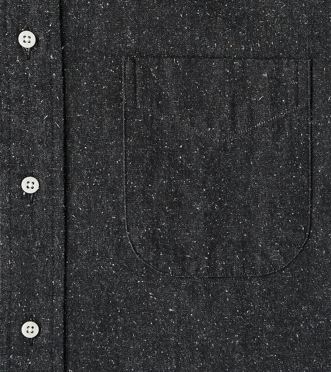 Japanese Silk Slub Denim - Charcoal