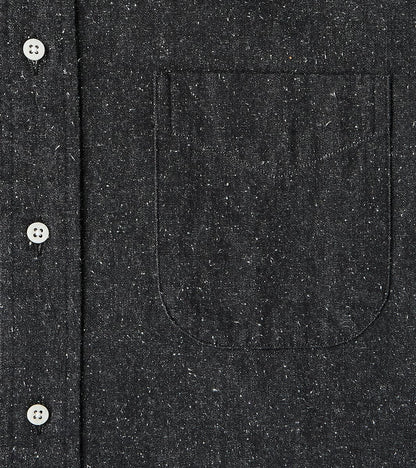 Japanese Silk Slub Denim - Charcoal