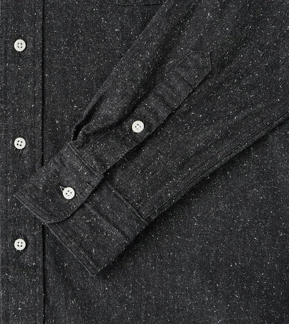 Japanese Silk Slub Denim - Charcoal