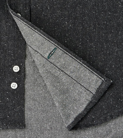 Japanese Silk Slub Denim - Charcoal