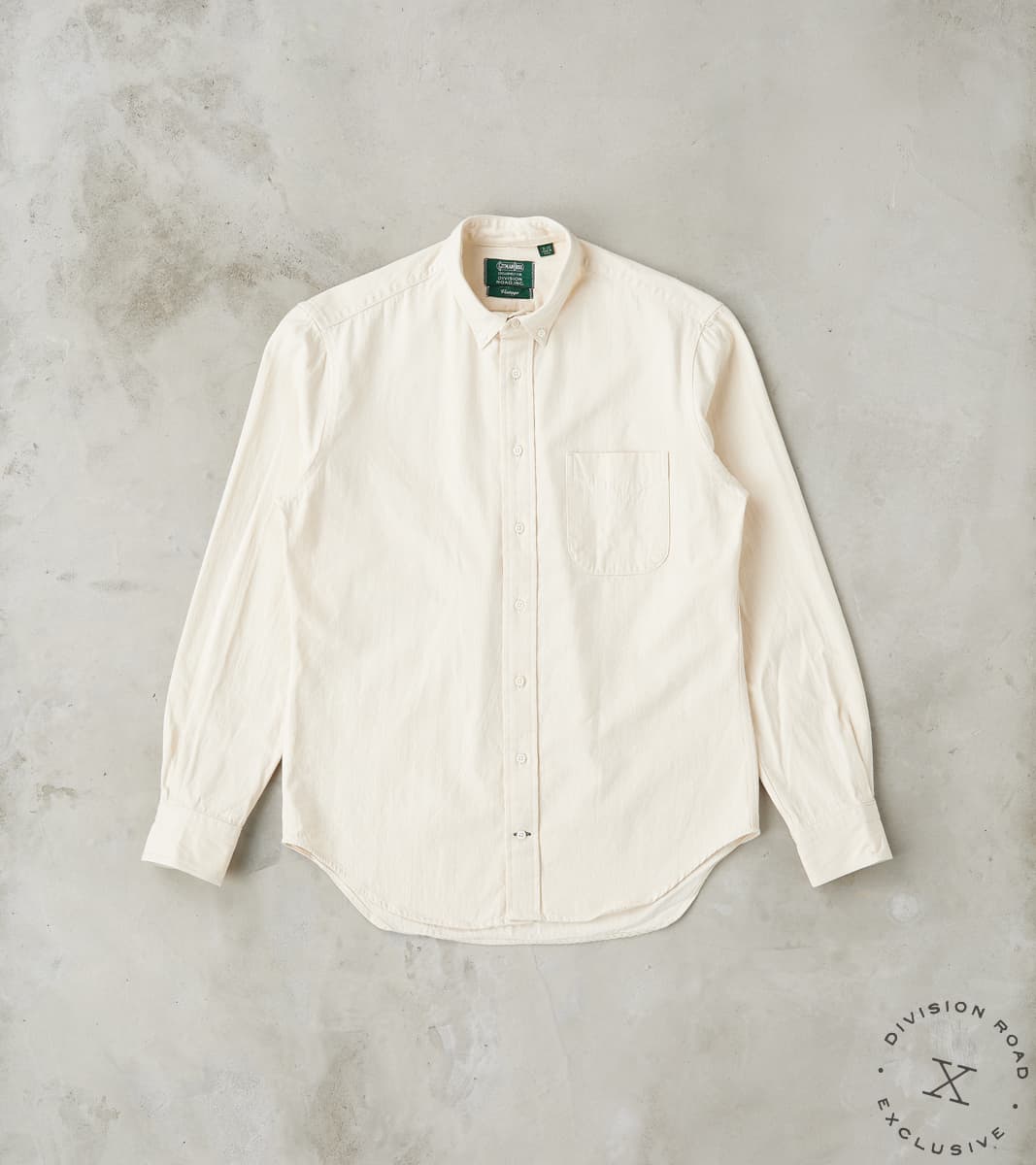 Gitman Vintage x Division Road Japanese Silk Slub Denim - Ecru