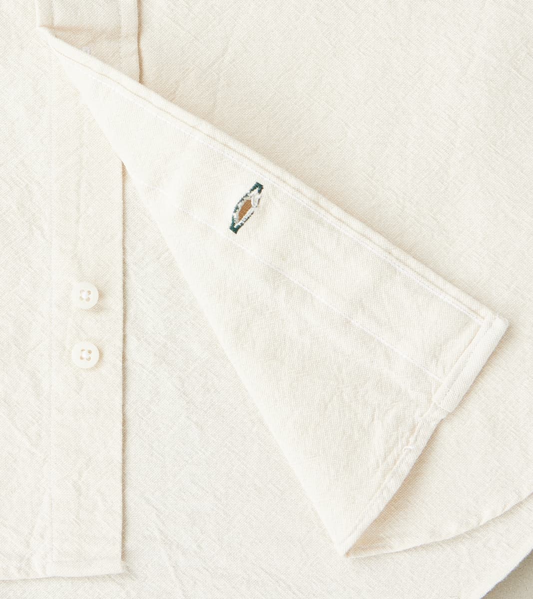 Japanese Amekaji Oxford Camper - Chalk