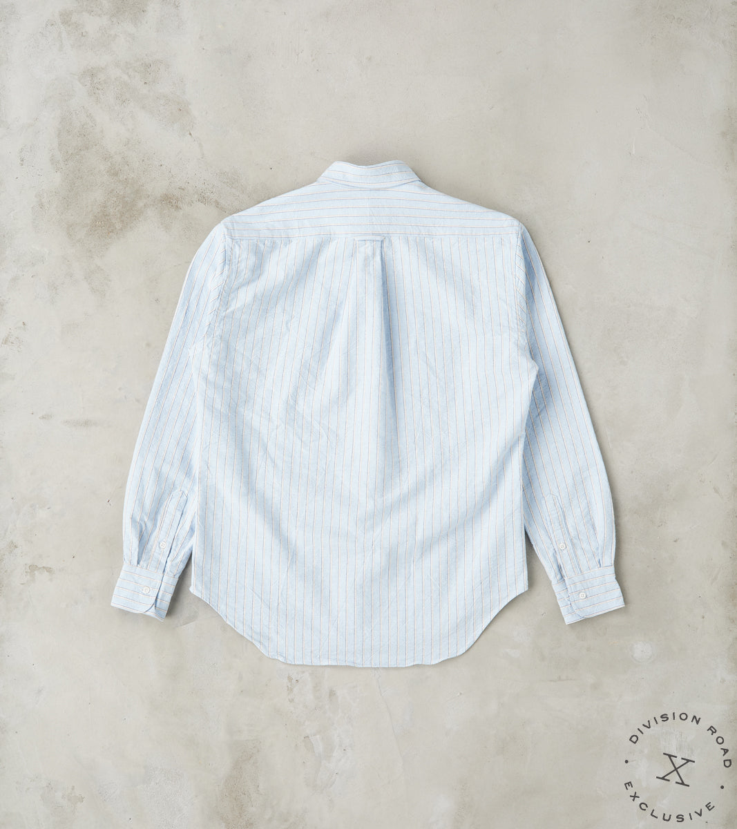 Japanese Amekaji Stripe Oxford - Blue