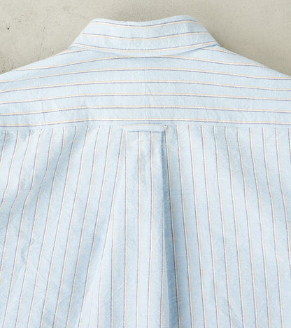 Japanese Amekaji Stripe Oxford - Blue