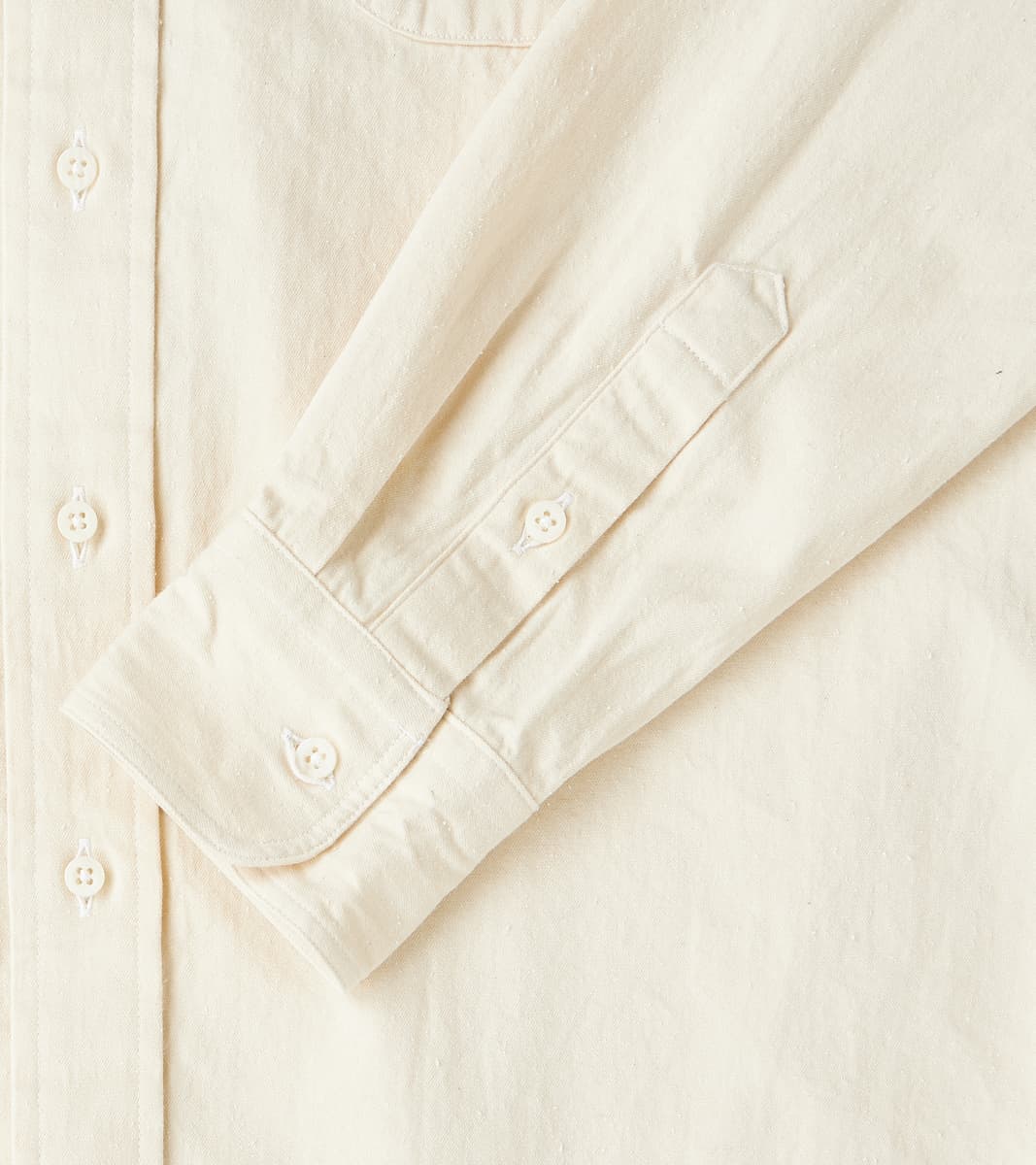 Japanese Silk Slub Denim - Ecru
