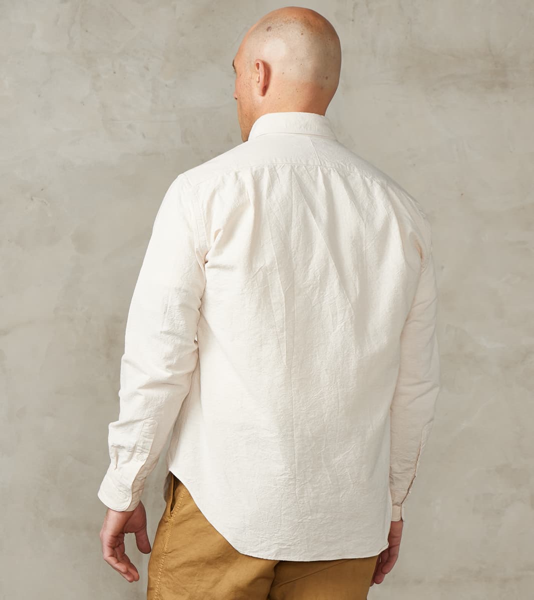 Japanese Amekaji Oxford Camper - Chalk