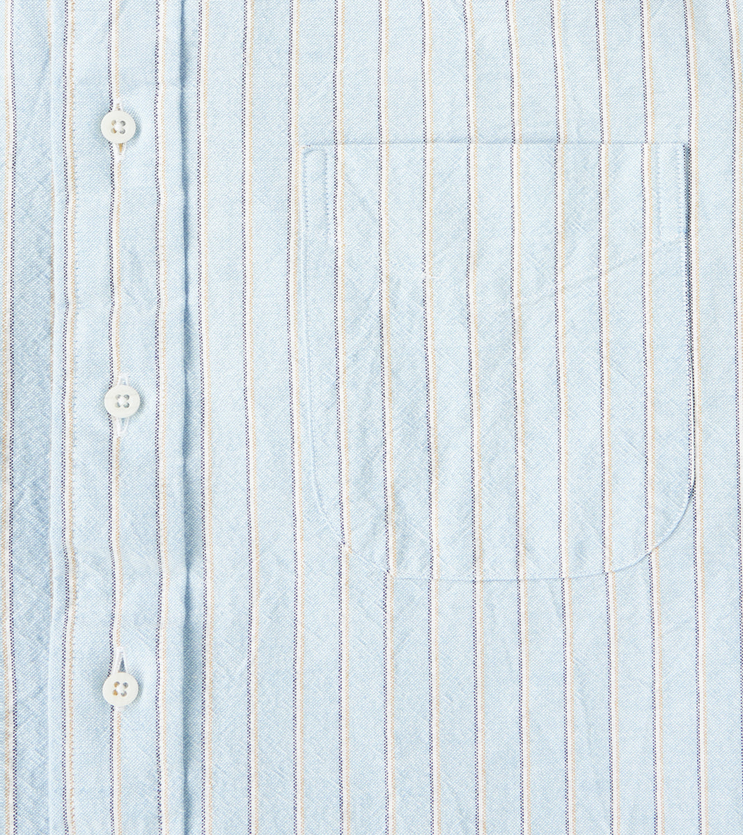 Japanese Amekaji Stripe Oxford - Blue