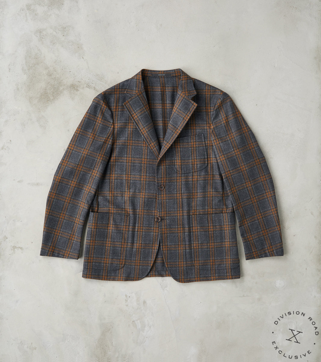 Gitman Vintage x Division Road Simple Jacket- Marling & Evans® British Plaid Wool…