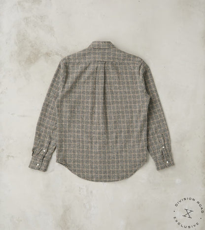 Japanese Glen Plaid Cotton Tweed - Salt & Pepper