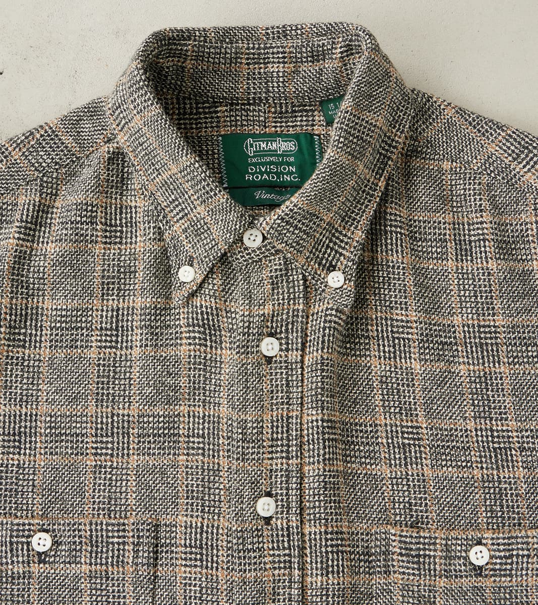 Japanese Glen Plaid Cotton Tweed - Salt & Pepper