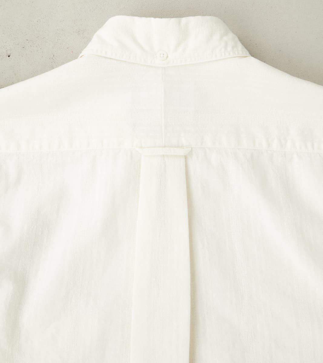 Japanese Cotton/Linen Dobby Stripe - Cream