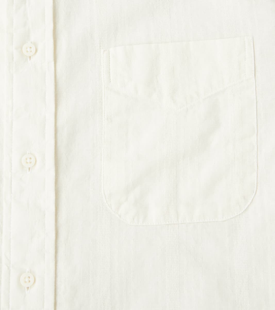 Japanese Cotton/Linen Dobby Stripe - Cream