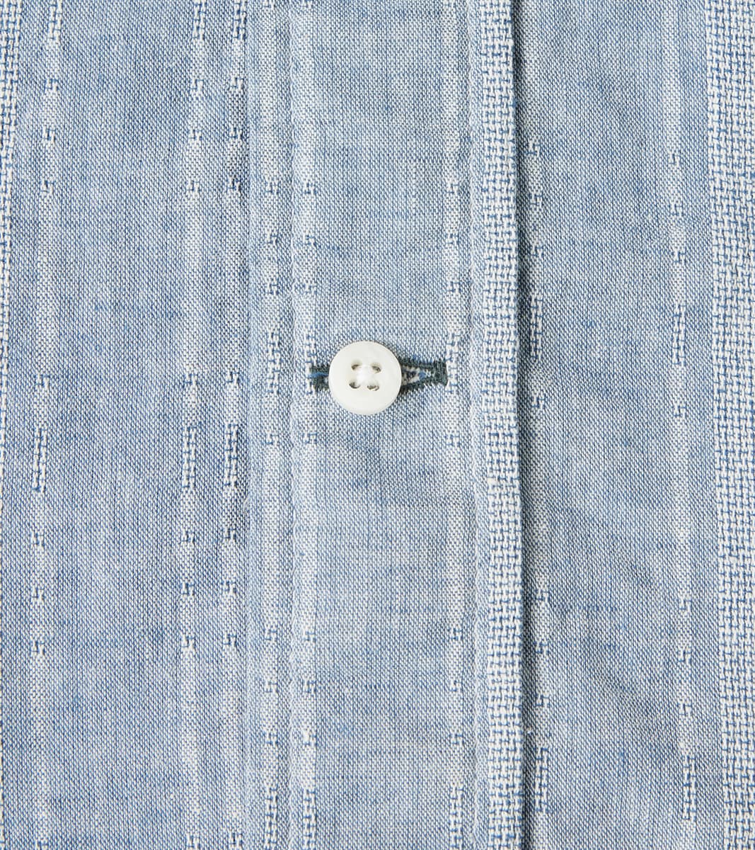 Japanese Cotton/Linen Dobby Stripe - Blue