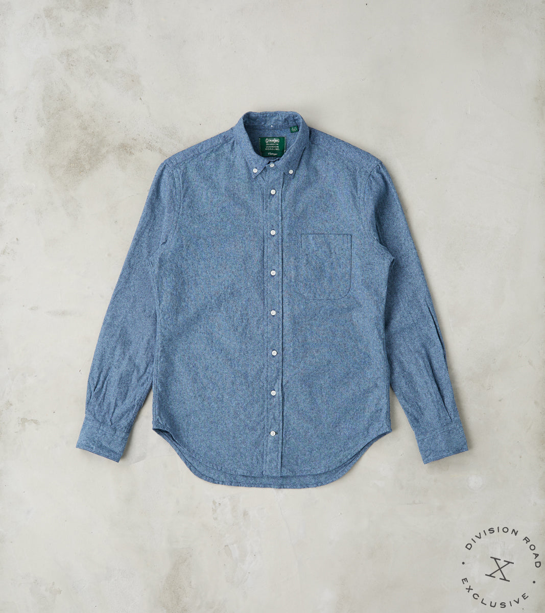 Japanese Cotton/Linen Slub Chambray - Nautical