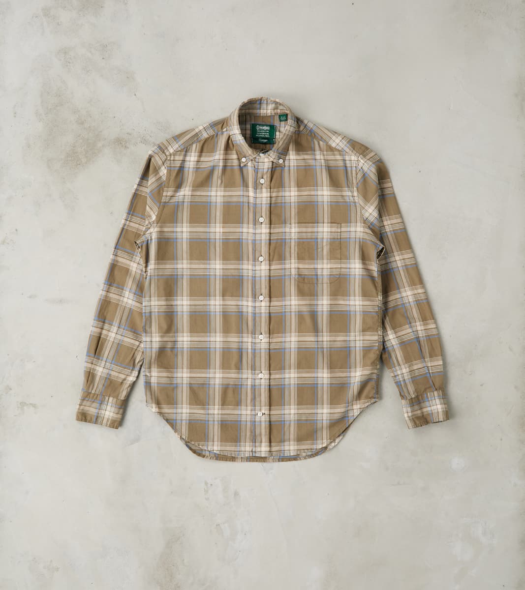 Gitman Vintage Japanese Archive Madras - Olive