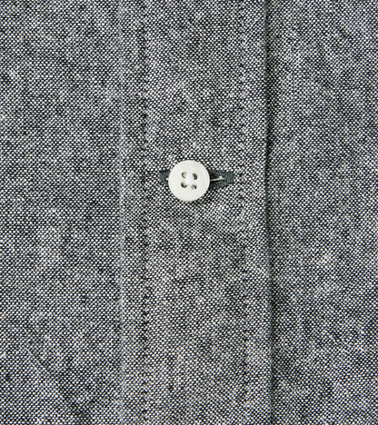 Japanese Cotton/Linen Slub Chambray Camper - Charcoal