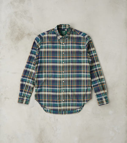 Gitman Vintage Japanese Archive Madras - Green