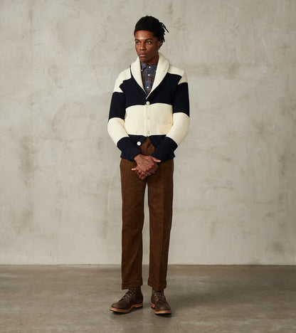 Signals Eiger Cardigan - Ink & Seashell