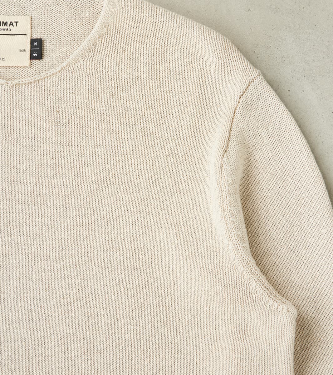 Harbour Cotton Linen Sweater - Seashell