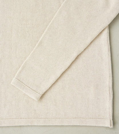 Harbour Cotton Linen Sweater - Seashell