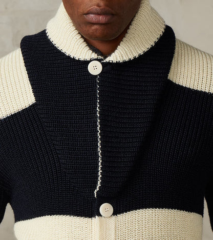 Signals Eiger Cardigan - Ink & Seashell