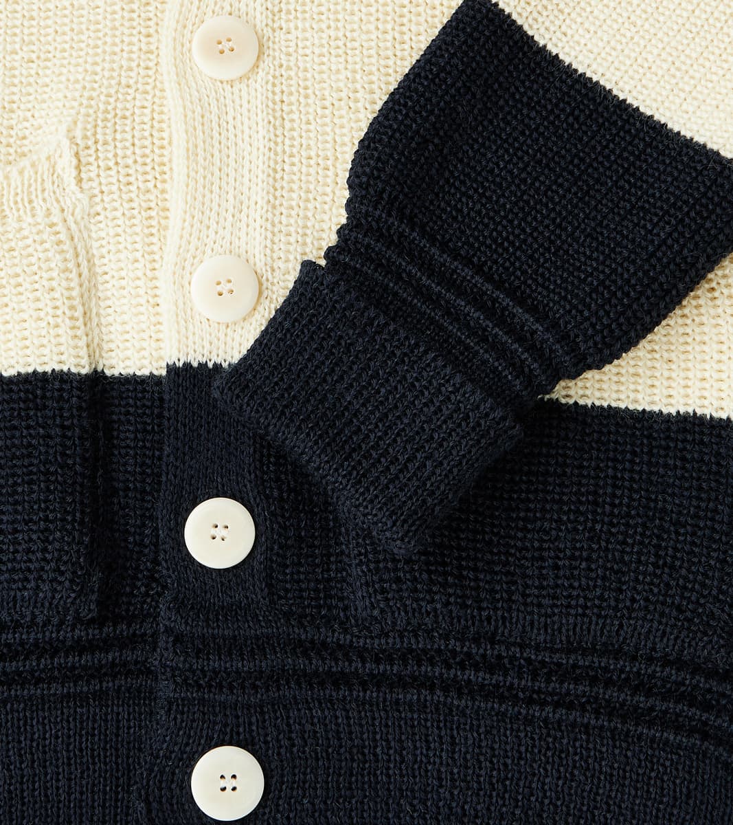 Signals Eiger Cardigan - Ink & Seashell