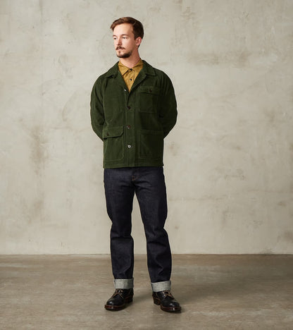 Journey Coat - Military Green Corduroy